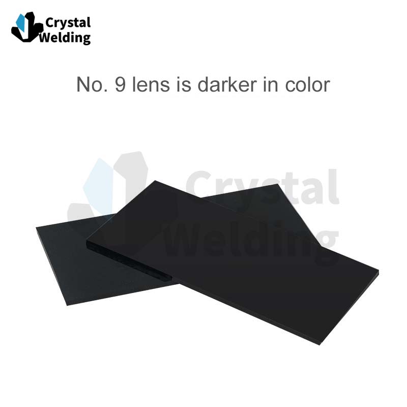 Welding Mask with Black/Dark Green Lenses & White Glass - 7#8#9# for Argon Arc Welding & Edge Grinding