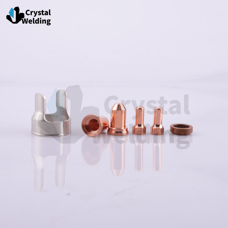 Plasma Cutting Consumables Kit PT-80 IPT-80 PTM-80 PT80 Electrode Tip Nozzle Swirl Ring Torch