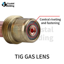 Load image into Gallery viewer, TIG Welding Torch Medium Gas Lens Collets Body 45V26 2.4mm 45V27 3.2mm 45V28 4.0mm For WP17 WP18 WP26 Welding Torch Accessories