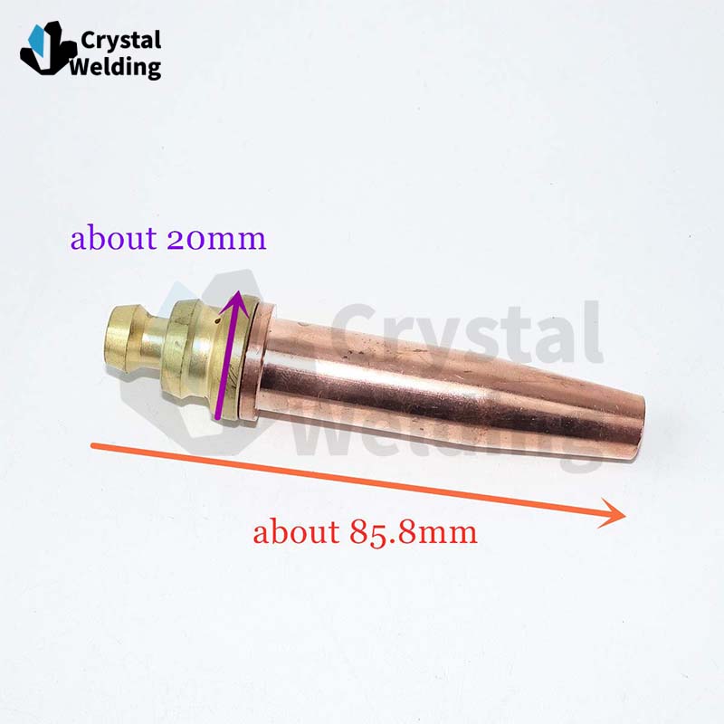 Gas Cutting Nozzles, G1-A/G1-P Tips Optional, for Oxygen Acetylene/Propane Torches, Gas Cutting Machine Accessories