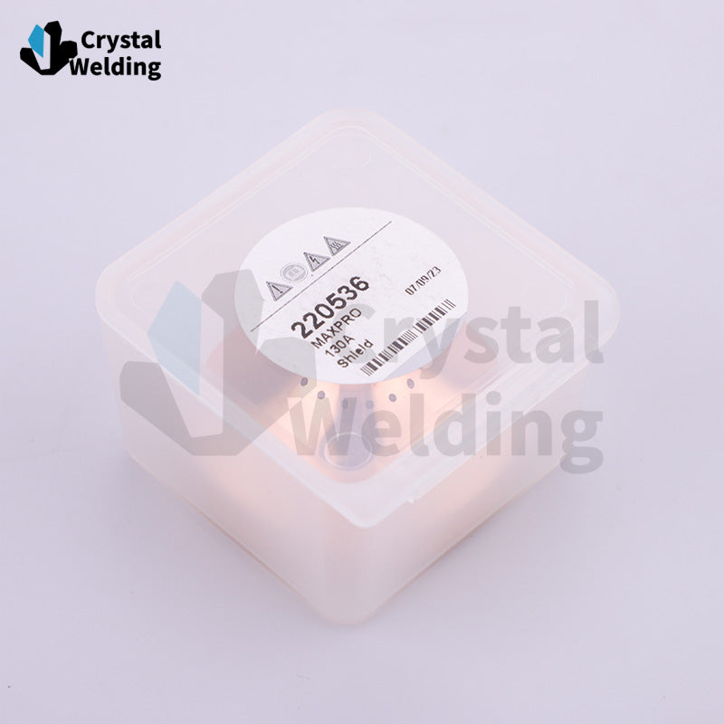 5PCS non-original 220536 HSD 130A N2/H35 Copper Shield for Welding and Cutting Torch Plasma Consumables