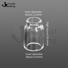 Load image into Gallery viewer, 7# tig clear nozzle 53GQ High temperature resistant glass cover tig welding accesscories wp17/18/26 WP9/20