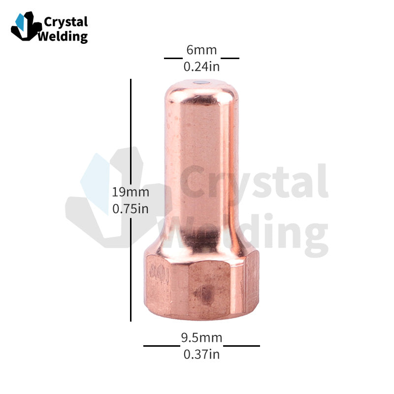 Plasma Cutter Electrode Nozzle Consumables Plasma Torch PT80