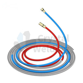 MIG Euro Steel Wire Liner Red Blue Copper Liners 1.0mm 1.2mm for Binzel Style MIG/Mag/CO2 Welding Gas Torch 24kd 36kd