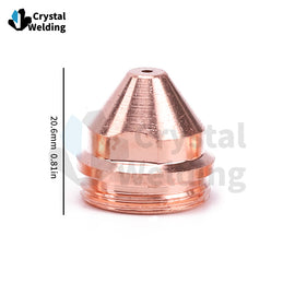 YK200H Plasma Cutting Consumable Plasma Electrode & Nozzle YK200102 For YK200 Torch